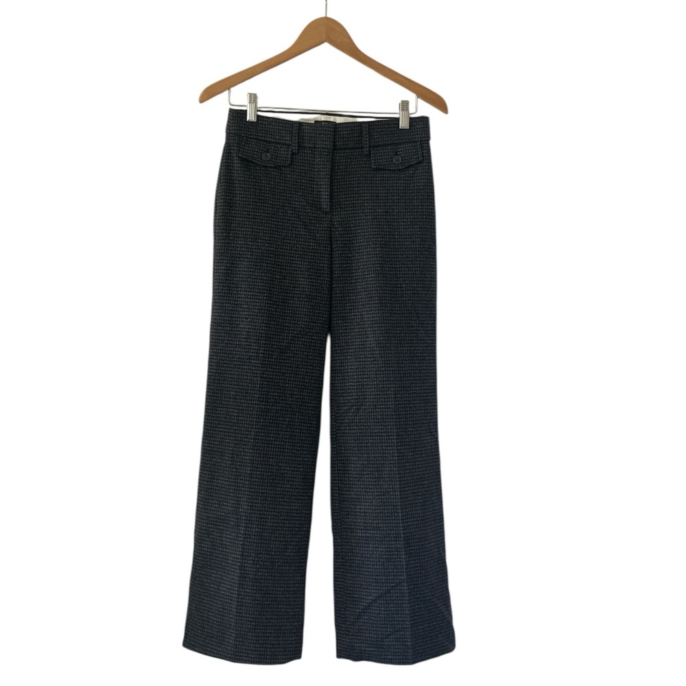 LOFT 2 Petite Navy and Gray High Waist Pants NWT